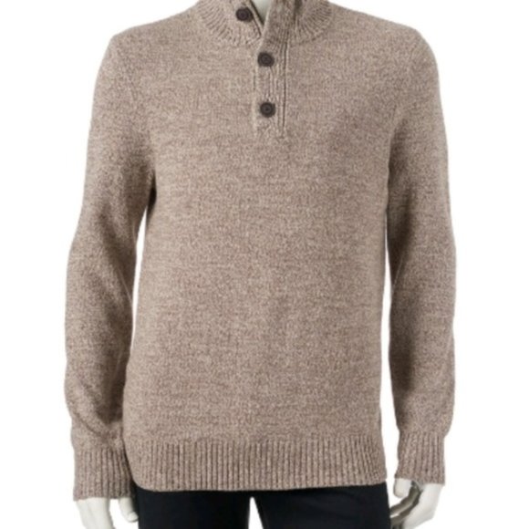 urban pipeline Other - NWT Urban Pipeline Mock Neck Sweater zipper button